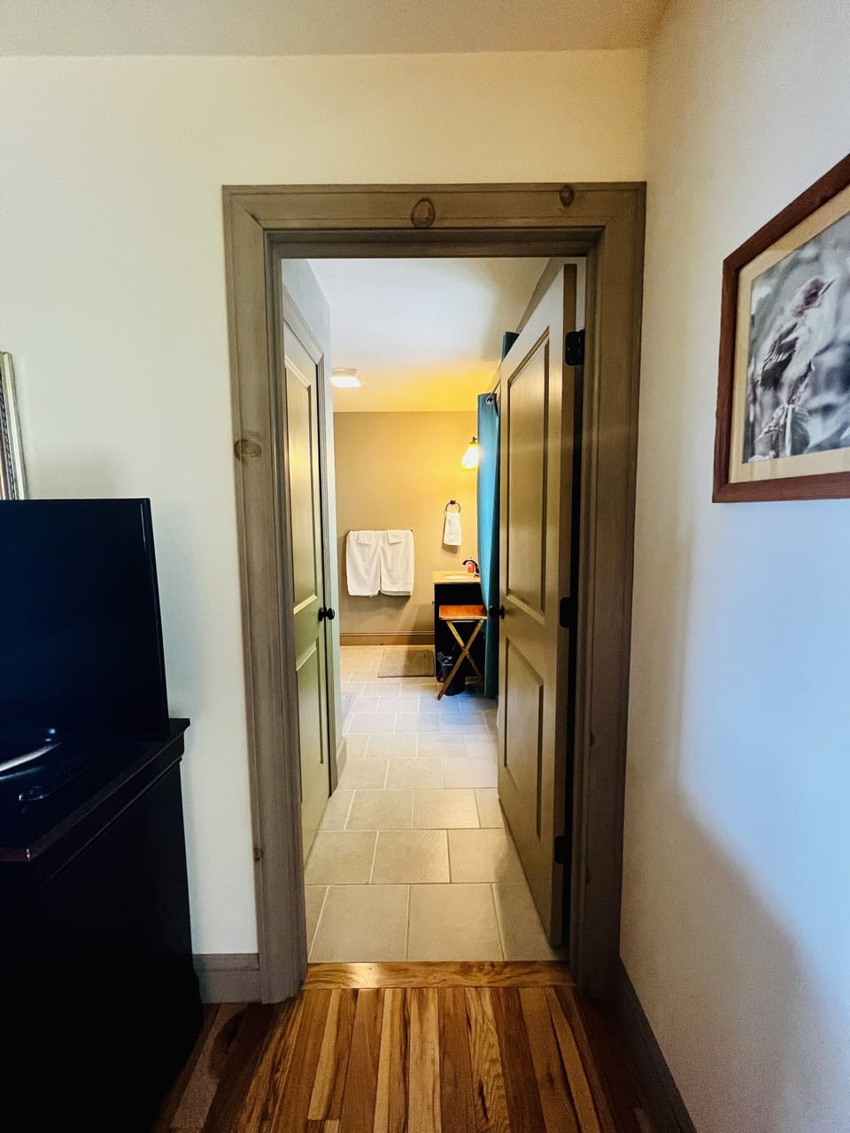 In Master Bedroom, Entrance to Master Bathroom.