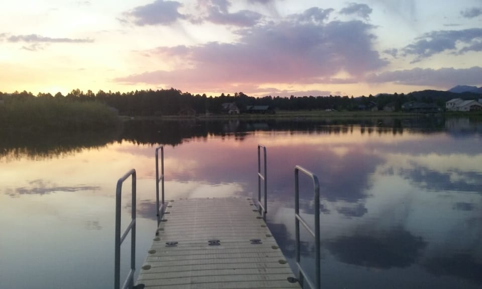 Dusk at Village Lake, Just Across The Street
