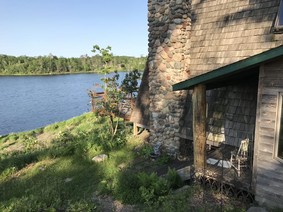 Side porch off kitchen
