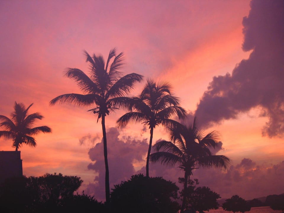 Sunset at Sapphire Beach