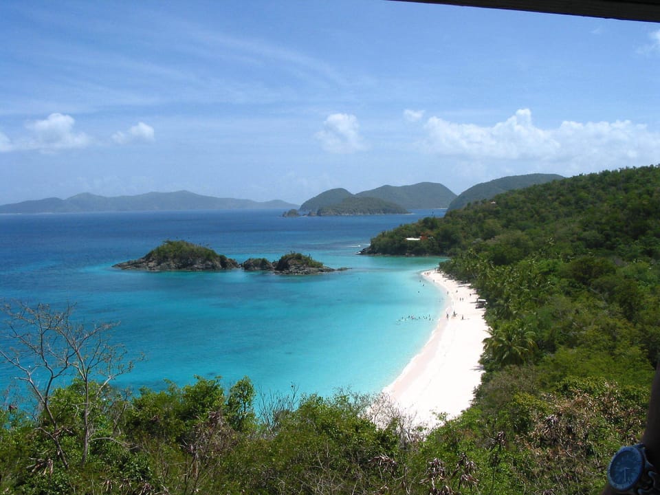 Trunk Bay - spend the day on St.John - don't miss the underwater trail