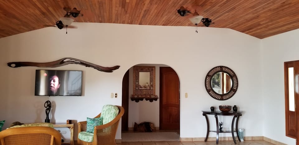 Vaulted ceilings.