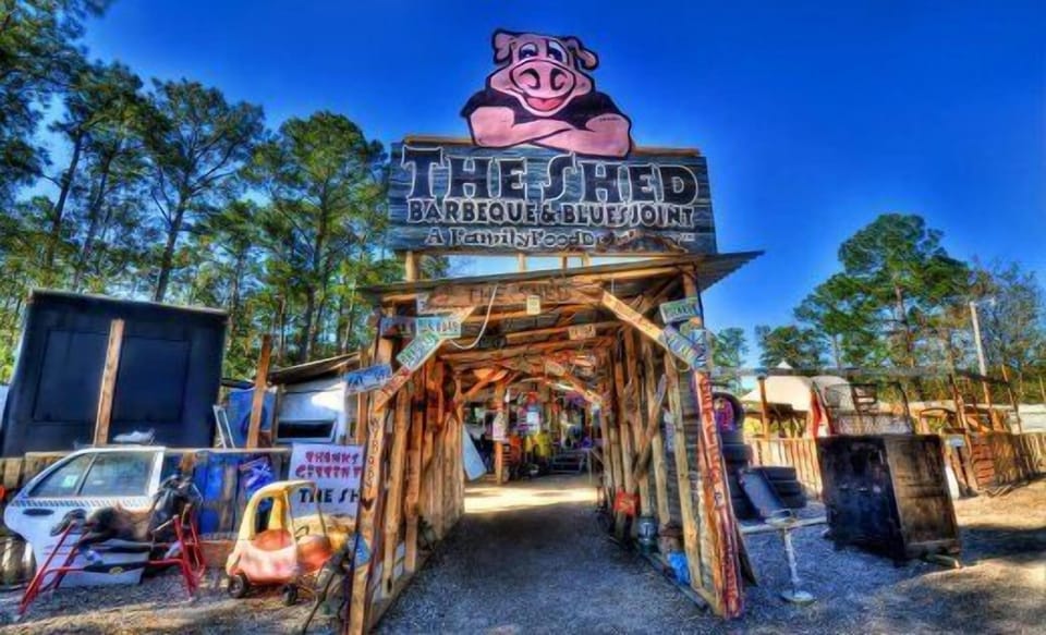 Don't forget to visit The Shed BBQ! Best BBQ around!