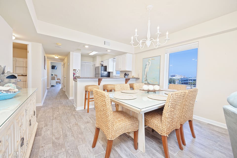 dining room and bar seats