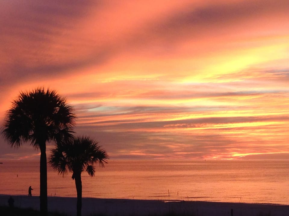 Taken from Balcony at sunset