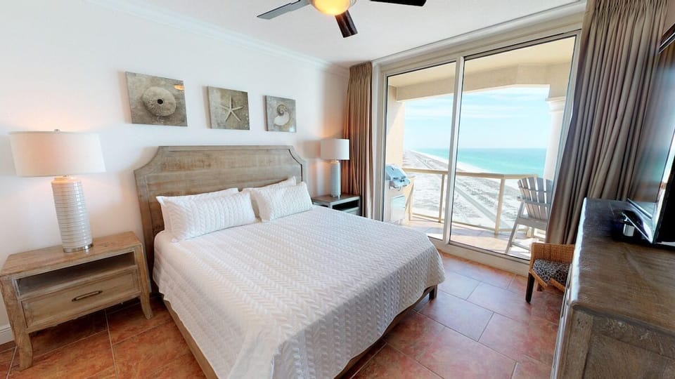View of the gulf from the master bedroom