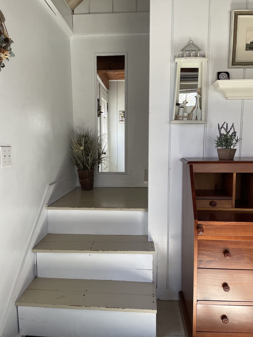 Stairs to bedrooms.