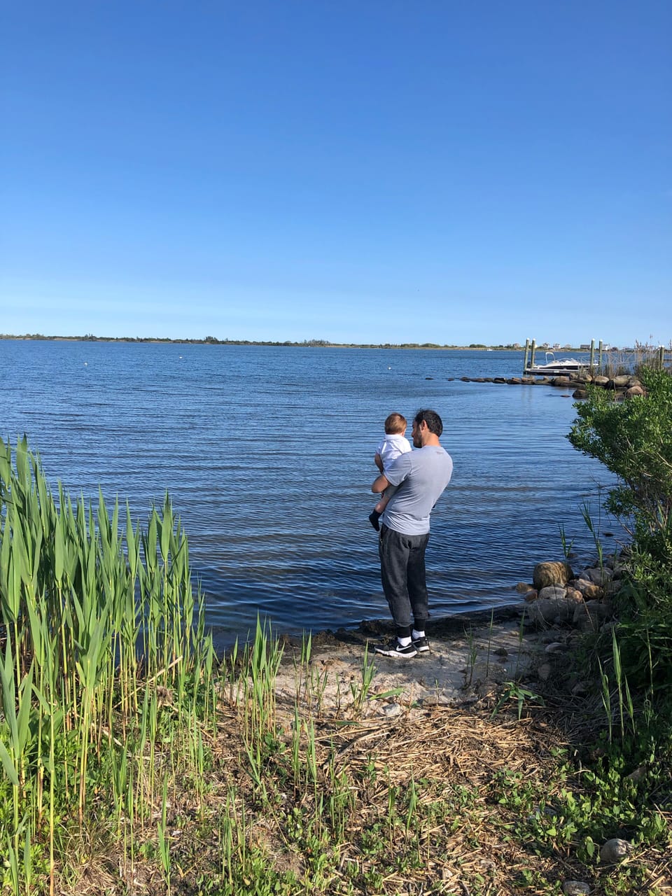 Saltwater pond access