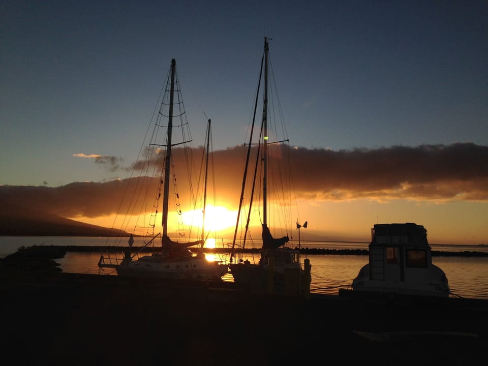Sunrise at the Kaunakakai Pier