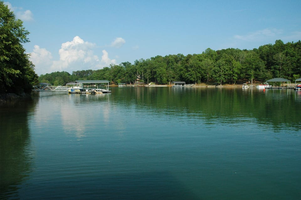 View from the dock/boat house