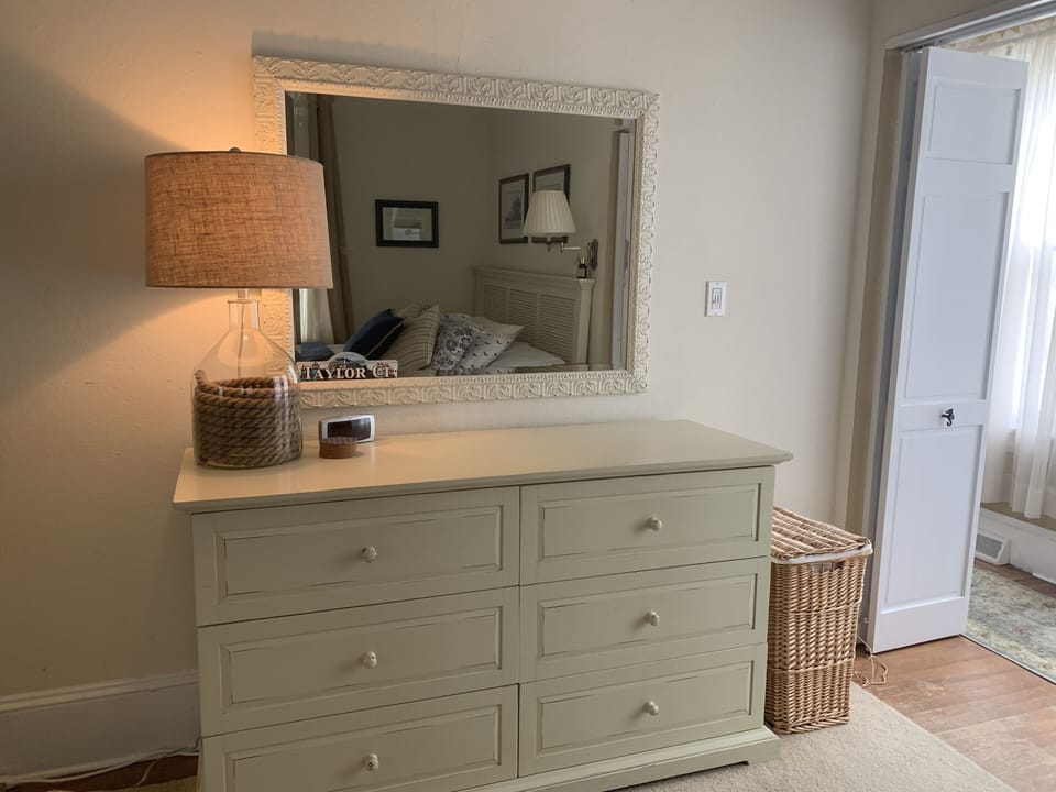 1st floor bedroom - lots of space for clothes.  Large walk in closet.