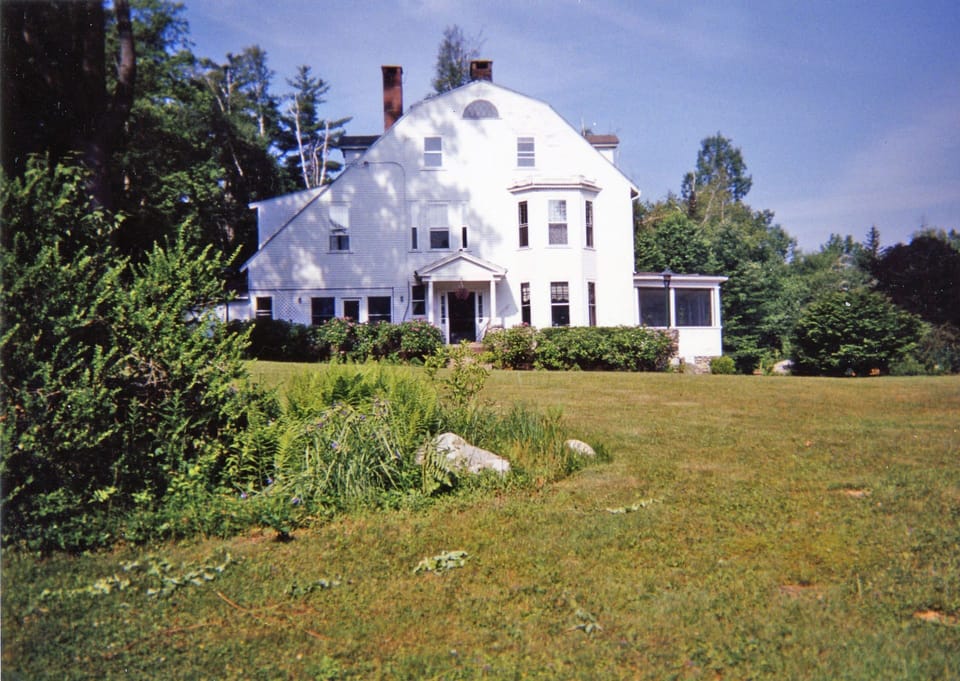 View  of  Hyde House from the lawn.