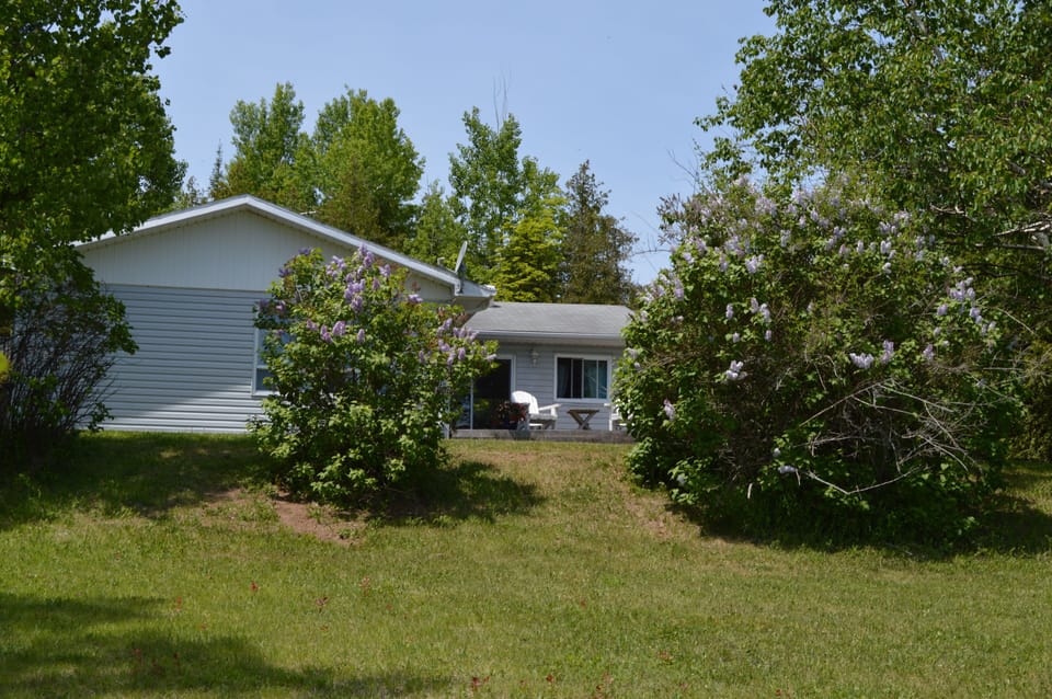 Cottage as seen from the beach