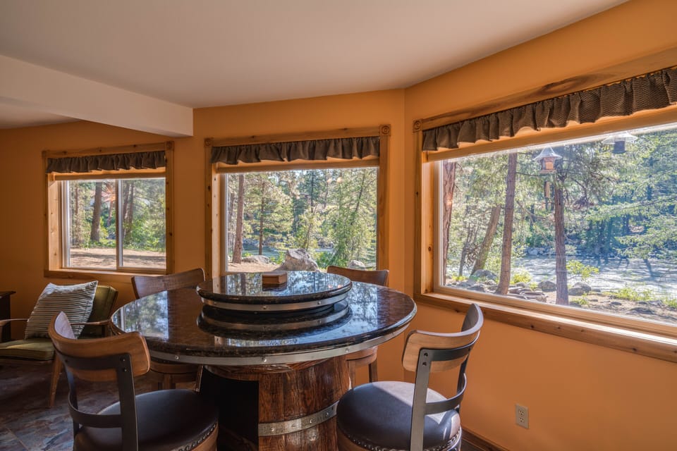 Table made by Reece's Custom Pieces.  Featured in Tree House Masters.