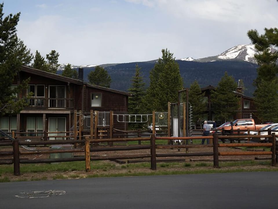 kids playground across the street