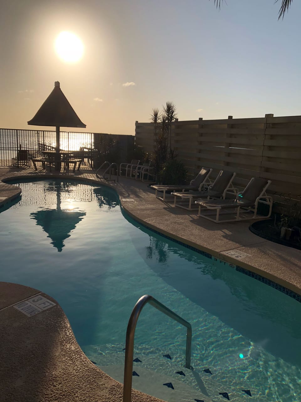 POOL AT SUNSET