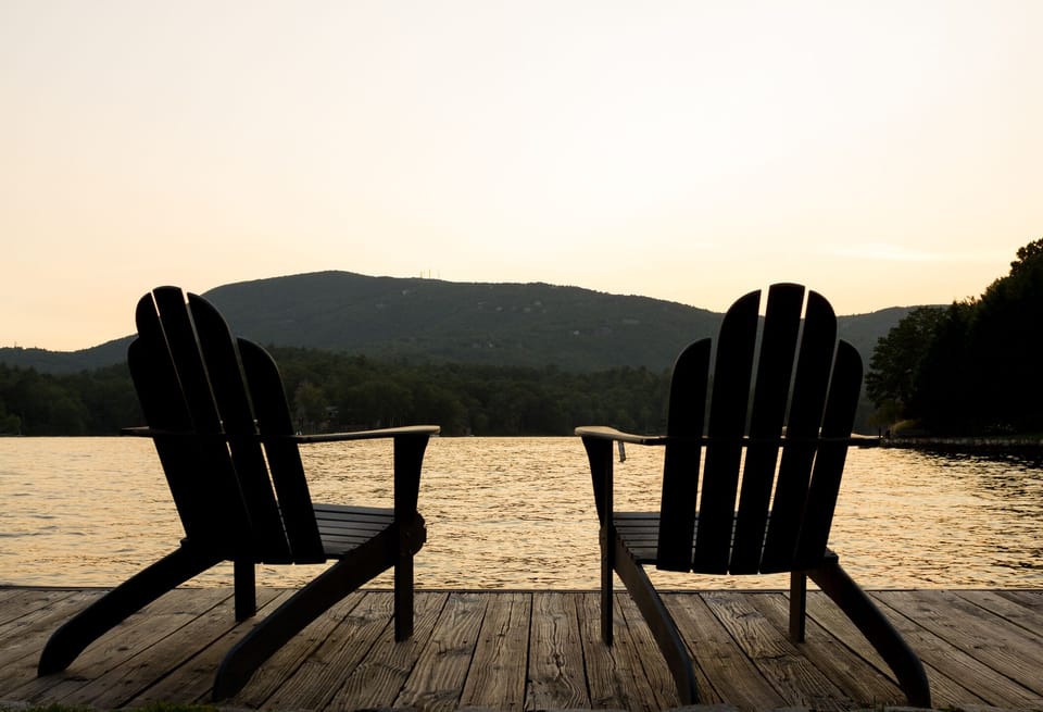 Private dock slip for rental boat. Toxaway Marina delivers directly to the slip!