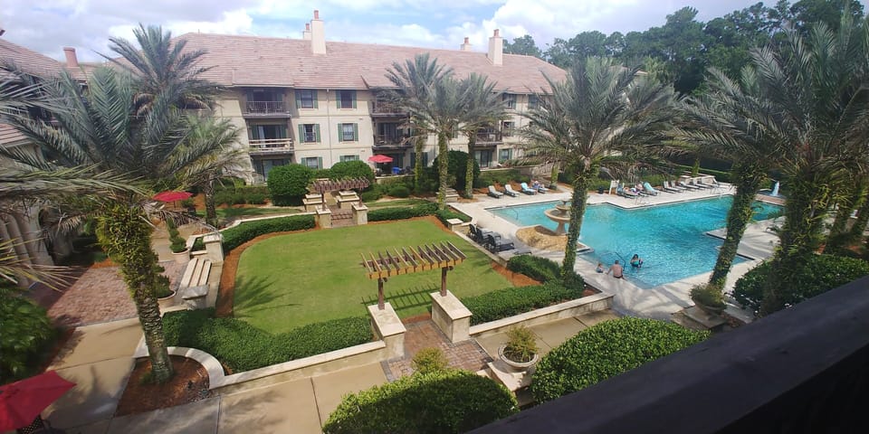 View from balcony and Master bedroom.