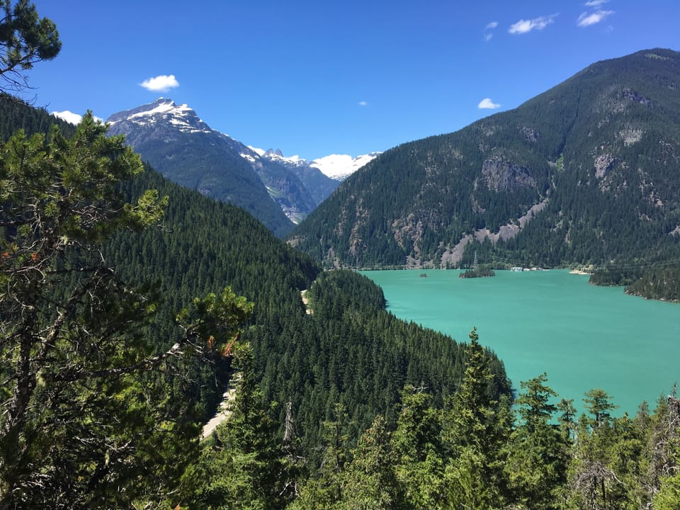 Diablo Lake from the overlook!