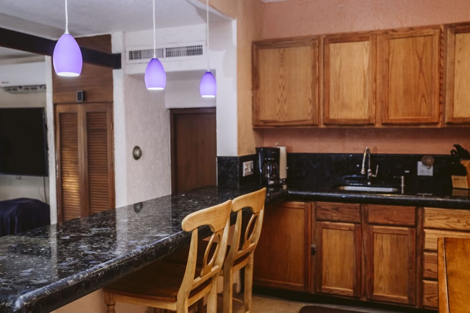 Open Kitchen over looking the Living room