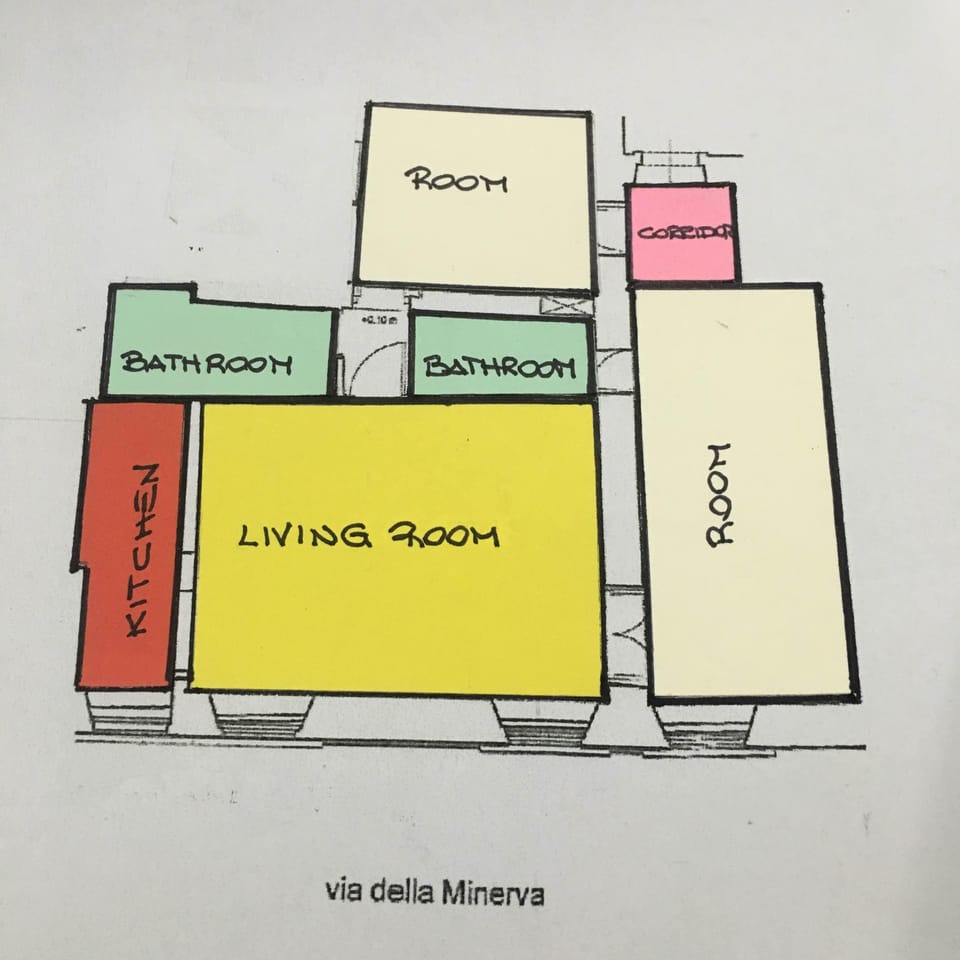 Floor Plan. two rooms has their own independent bathroom and entrance.