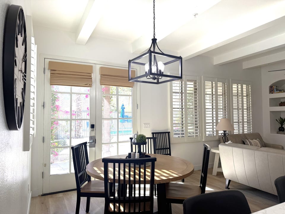 dining and living area. 