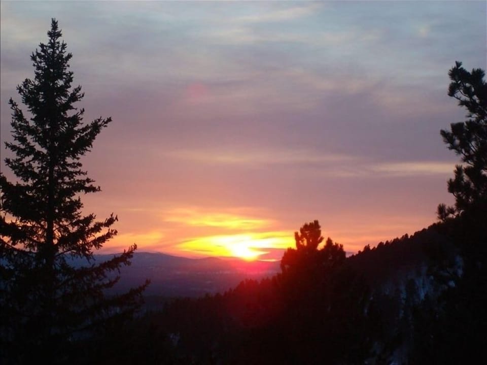 One of the many stunning sunsets