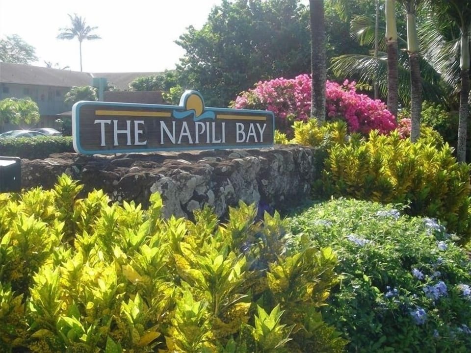 Lush exterior of the resort