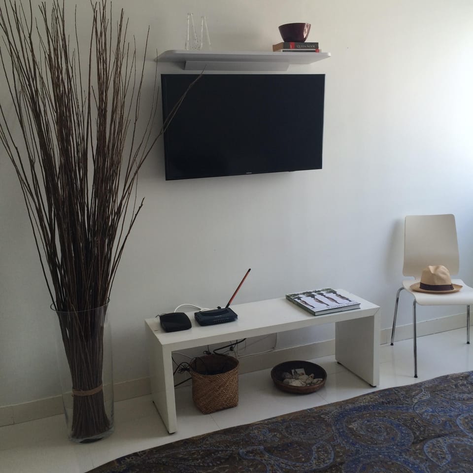 LED TV in master bedroom
