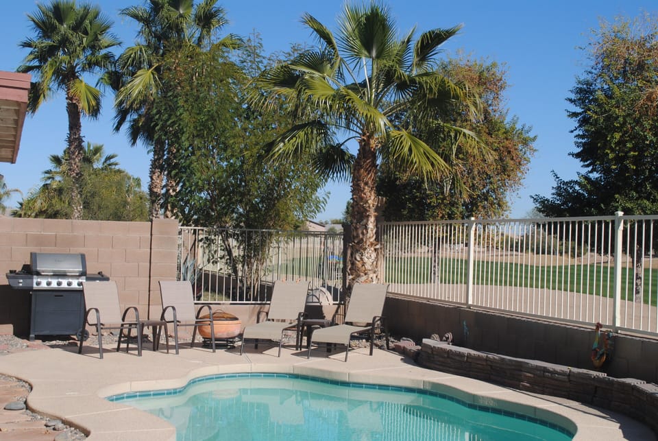 Relax by the Heated Pool