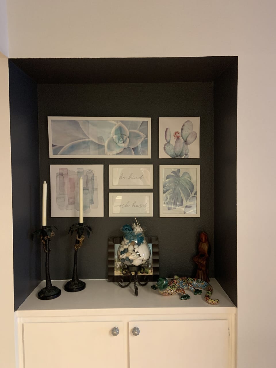 Towel closet as you enter the master bedroom
