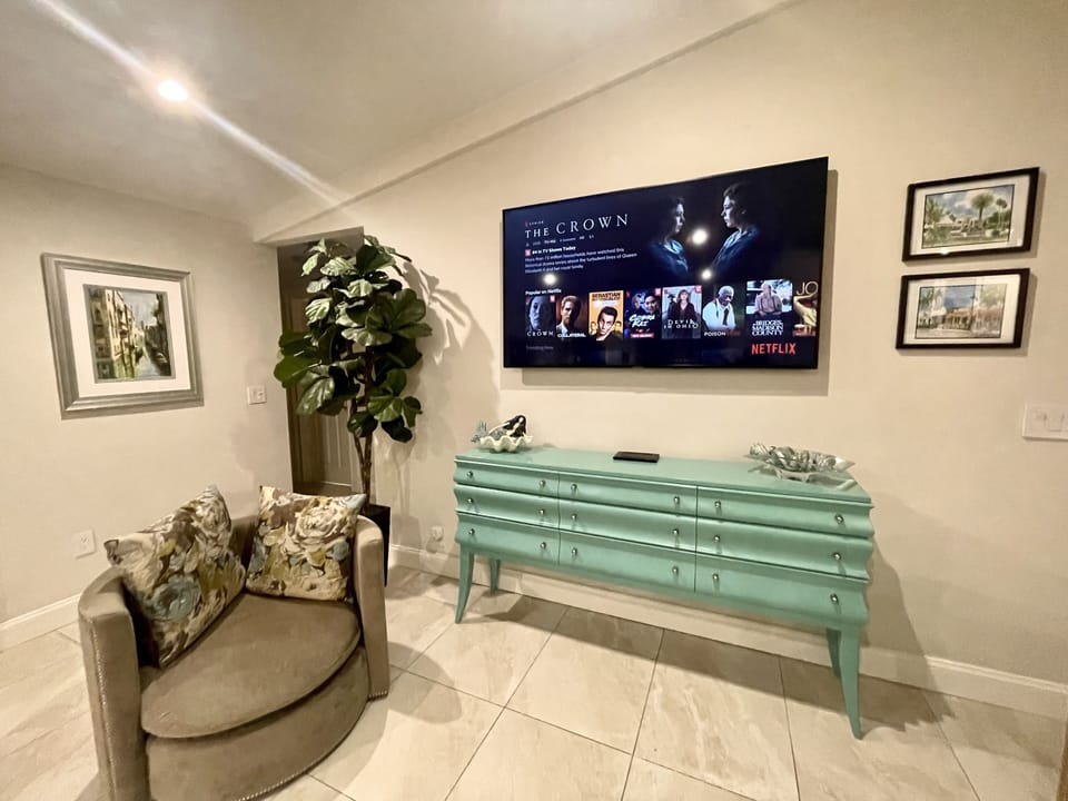 TV in family room