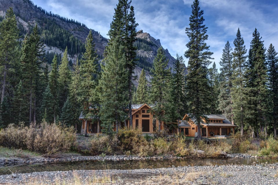 From across the creek