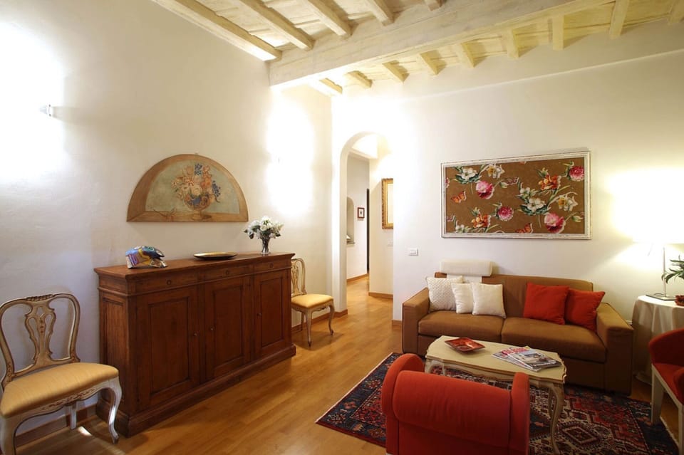 The living room 