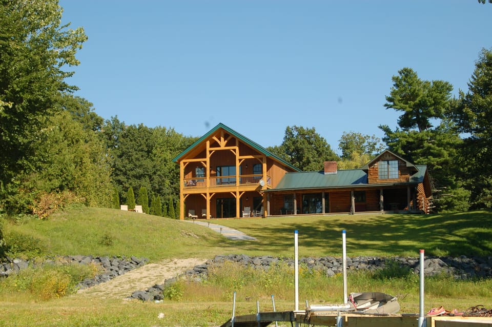 View of Lakehouse from the lake
