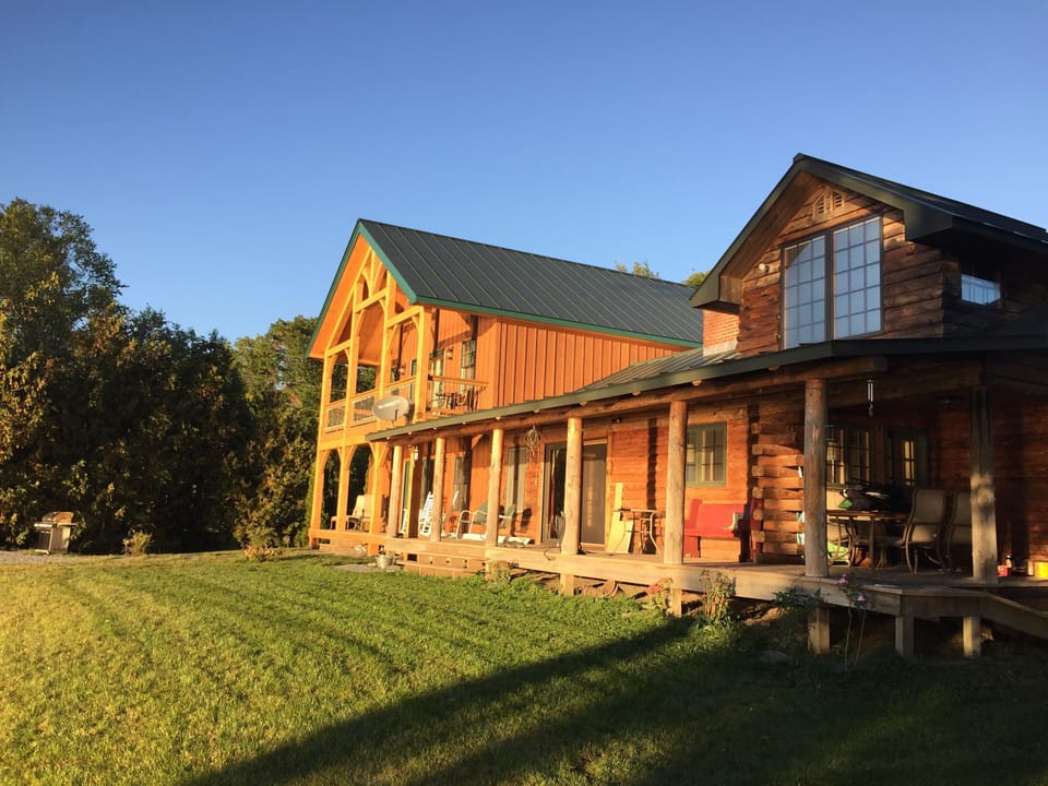 Outside Porch Facing Lake