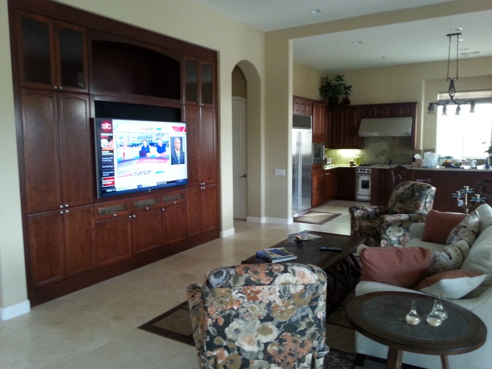 Enjoy the harmony of the 70" 4K Ultra HDTV/Surround Sound + SONOS Music System!