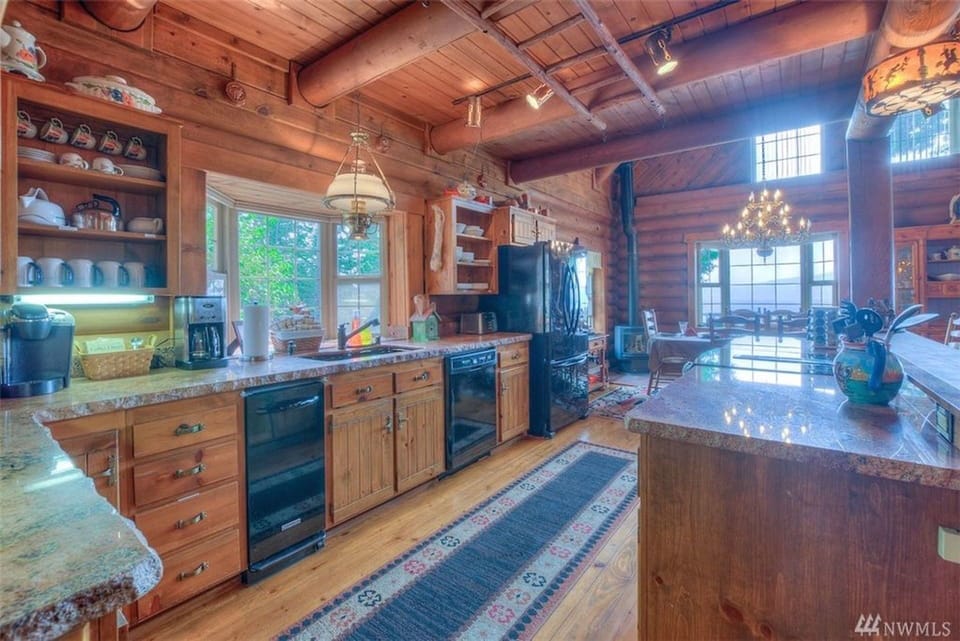 View of Kitchen from pantry area