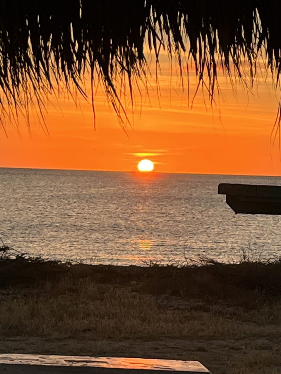 Sunset on the beach
