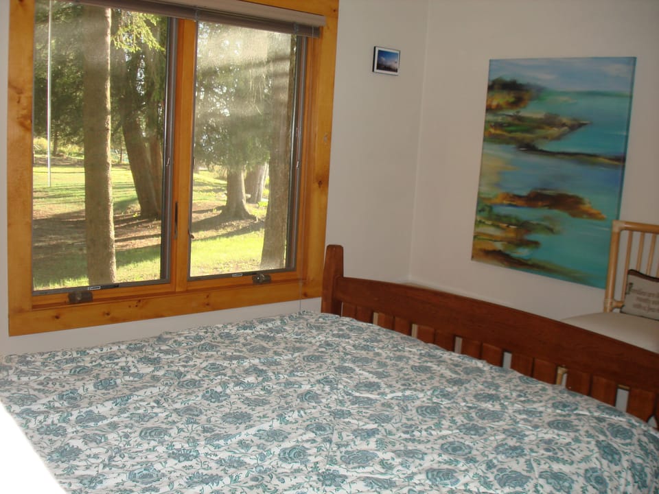 View north from queen bedroom.
