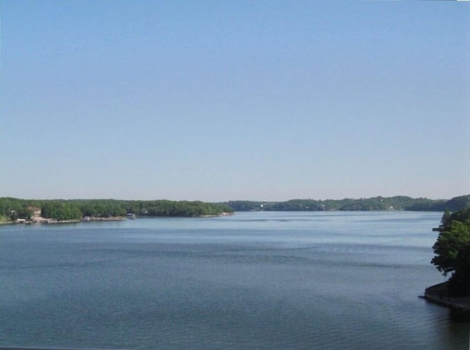 Amazing view of main channel from living area, master bedroom, and patio