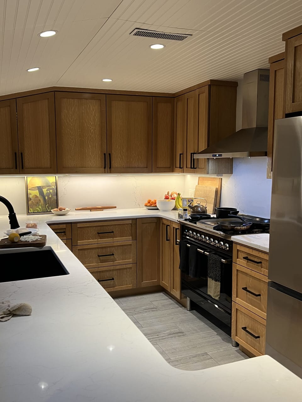 Newly remodeled chef's kitchen.
