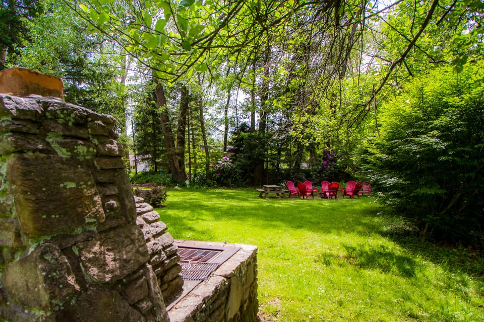 Fire up the stone barbecue, gas or charcoal grill and stretch out and relax.