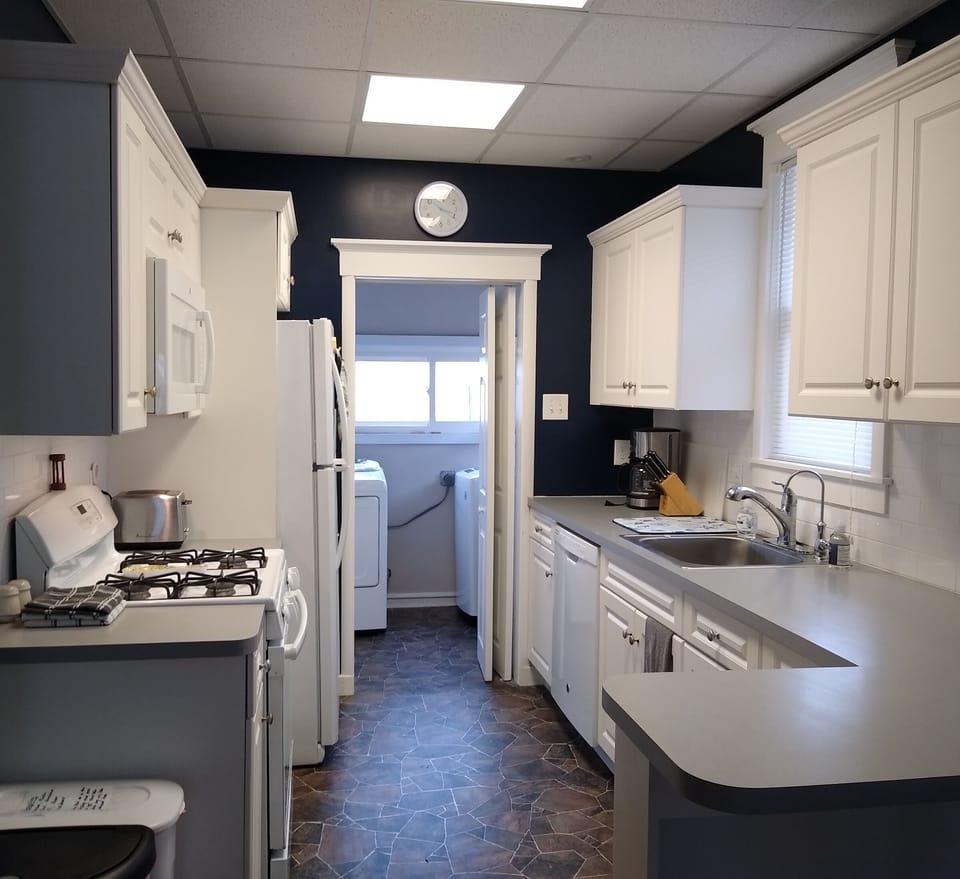 open kitchen, newly remodeled