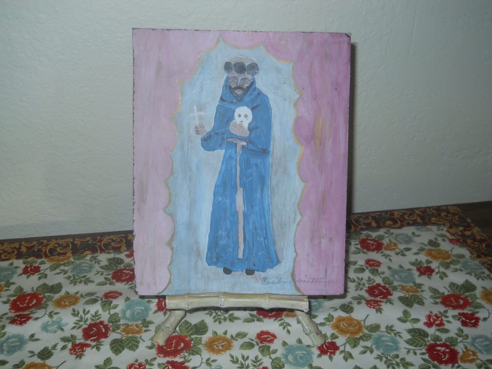 St. Francis retablo by Cecilia Quintana