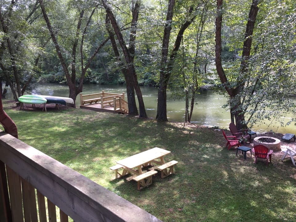 View from the back porch 