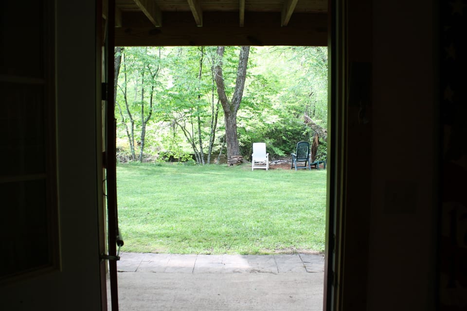 River level exterior door. 