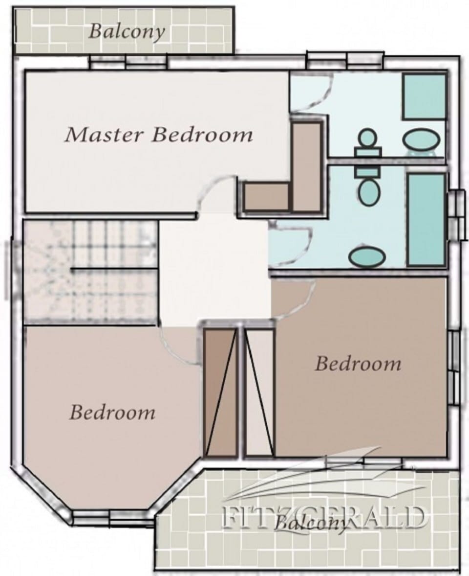 Upstairs Floor Plan 