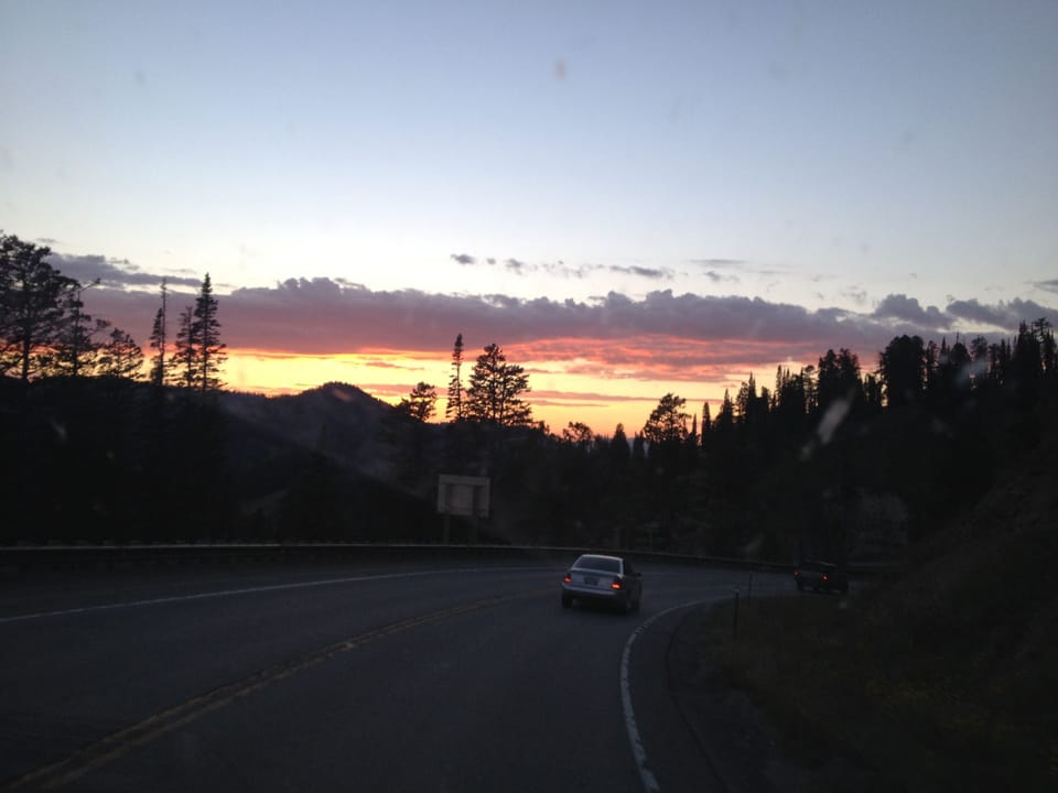 Island Park sunset.