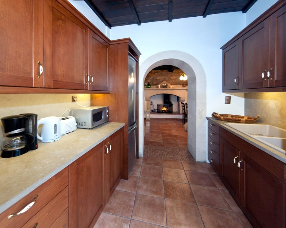kitchen area with full equipment 